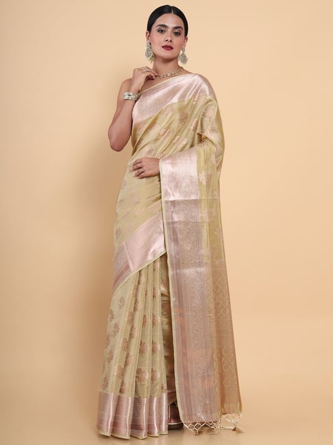 KASAVU KERALA CHECKERED SAREE WITH CHECKS BLOUSE