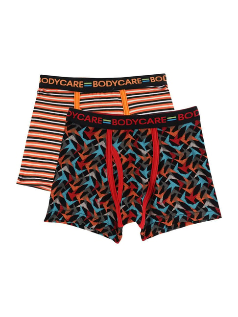 Bodycare Kids Multicolor Printed Trunks (Pack Of 2)