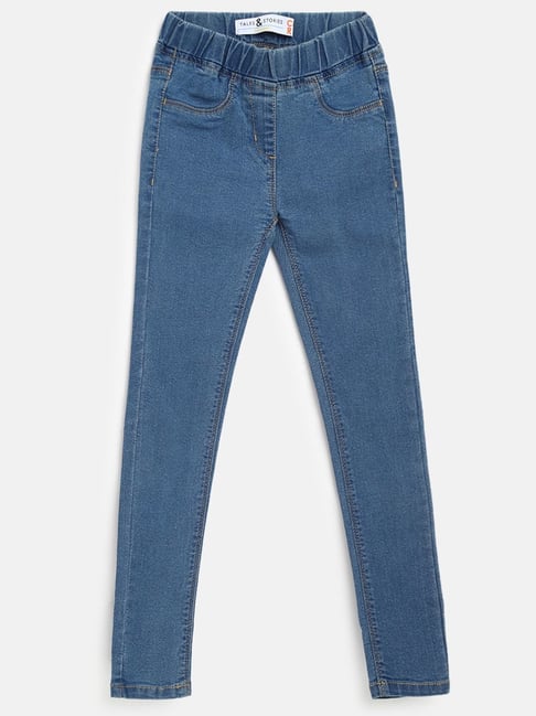 Tales & Stories Kids Blue Slim Fit Jeans