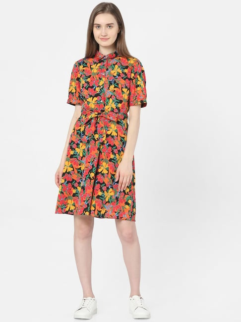 Buy Vero Moda Multicolor Floral Print Dress for Women Online Tata CLiQ