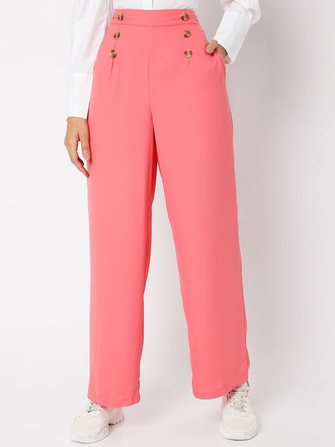 Buy Green Wide Leg Trousers For Women Online in India  VeroModa