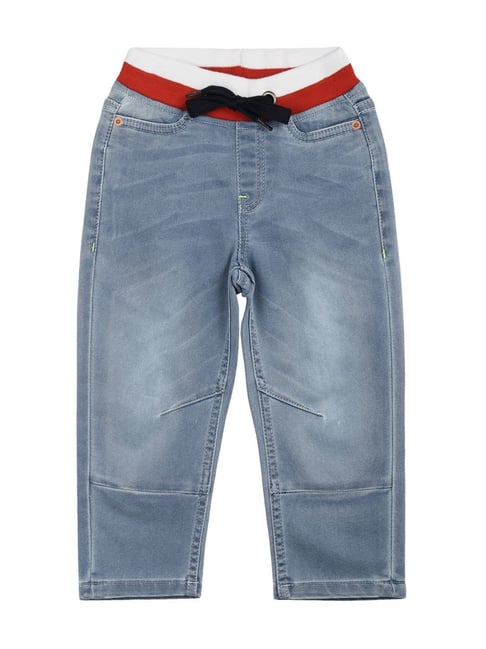 Allen Solly Junior Blue Cotton Regular Fit Jeans