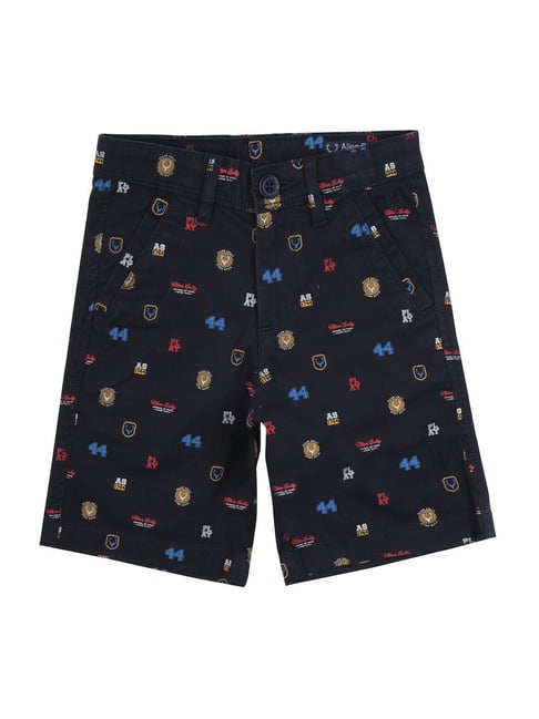 Allen Solly Junior Navy Cotton Printed Shorts