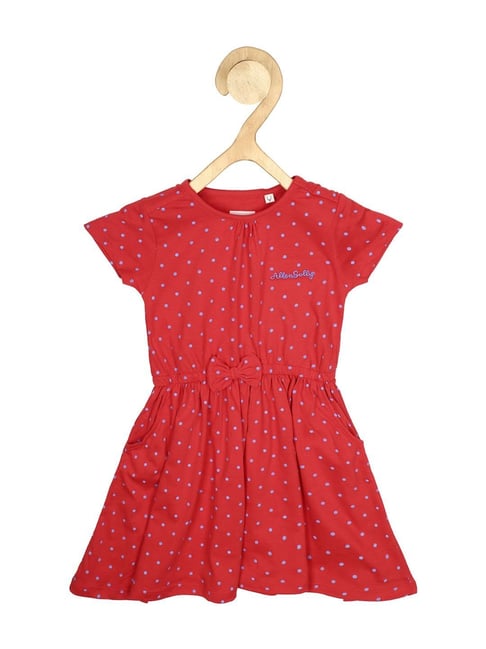 Allen Solly Junior Red Printed Dress