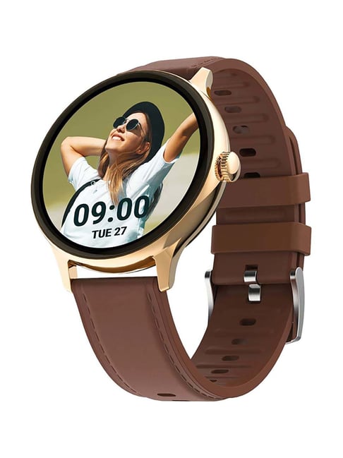 Crossbeats PRIZM AMOLED Smartwatch (Gold)