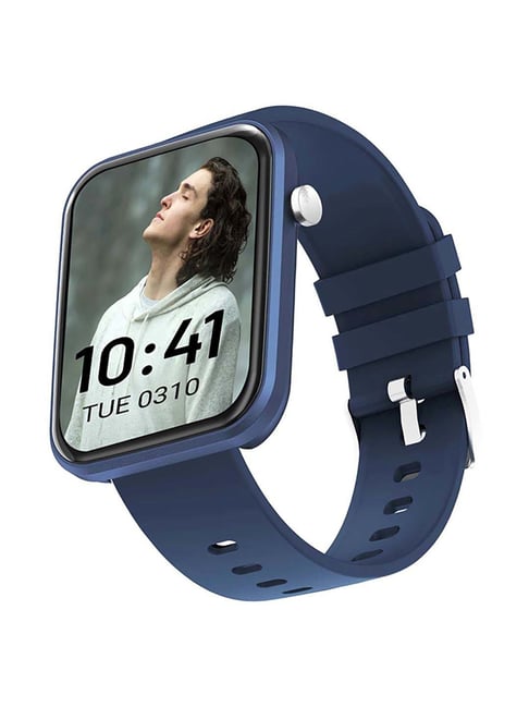 Crossbeats Ignite Crux Smart Watch (GPS, Blue)