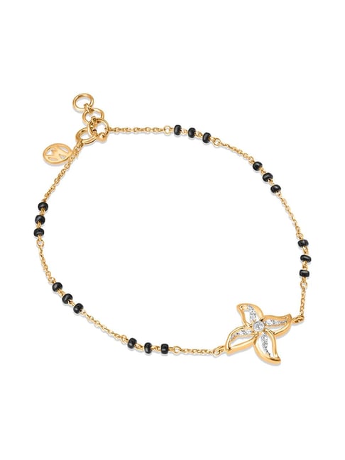 Mia by Tanishq 14 KT Amazing Diamond Mangalsutra Bracelet