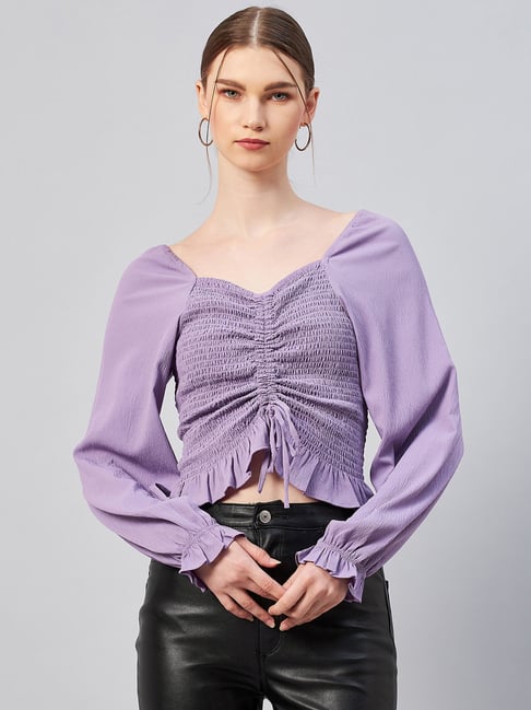 Buy Marie Claire Purple Top for Women's Online @ Tata CLiQ