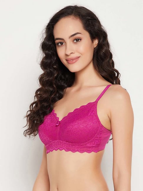 Buy Clovia Light Pink Full Coverage Padded Wireless Bralette for Women's  Online @ Tata CLiQ