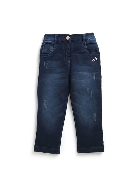 Buy Simply Kids Dark Blue Solid Jeans for Infants Boys Clothing Online @  Tata CLiQ