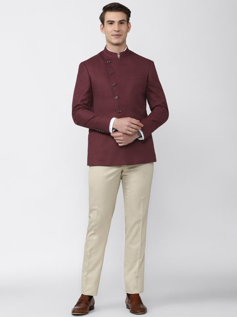 Golden Printed Velvet Jodhpuri Suit in Wine | Jodhpuri suits for men, Men  fashion casual shirts, Mens indian wear