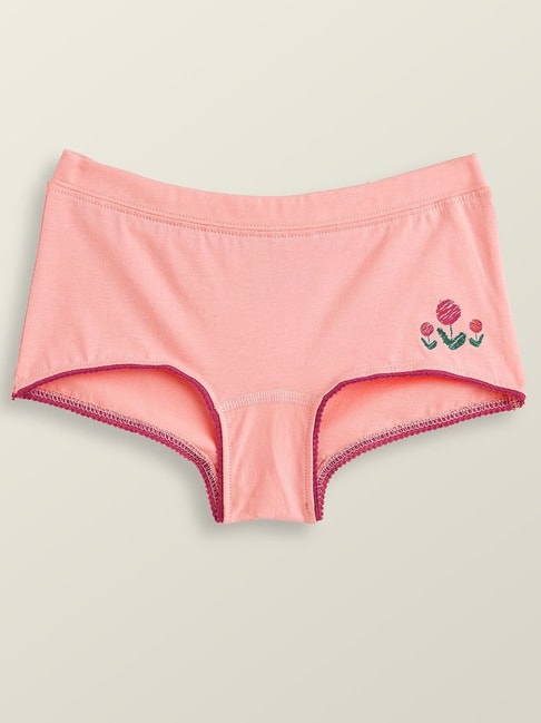 XY Life Kids Peach & Pink Relaxed Fit Panties