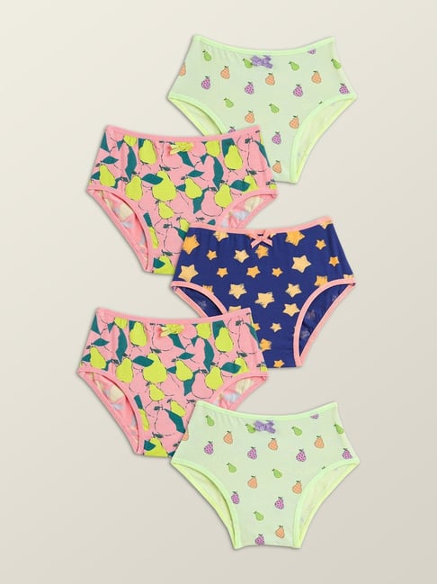 Buy XY Life Kids Multi Printed Panties for Girls Clothing Online