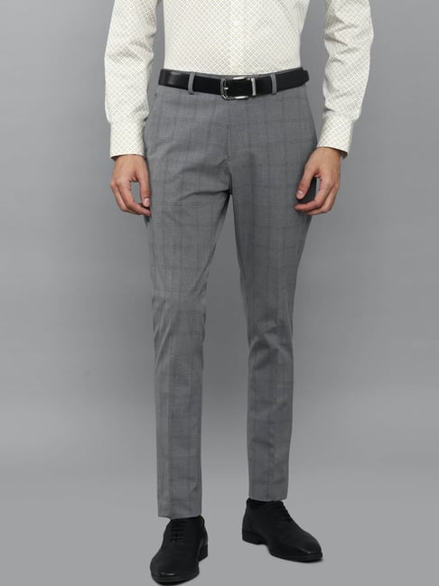 Buy LOUIS PHILIPPE Textured Polyester Blend Regular Fit Mens Work Wear  Trousers  Shoppers Stop