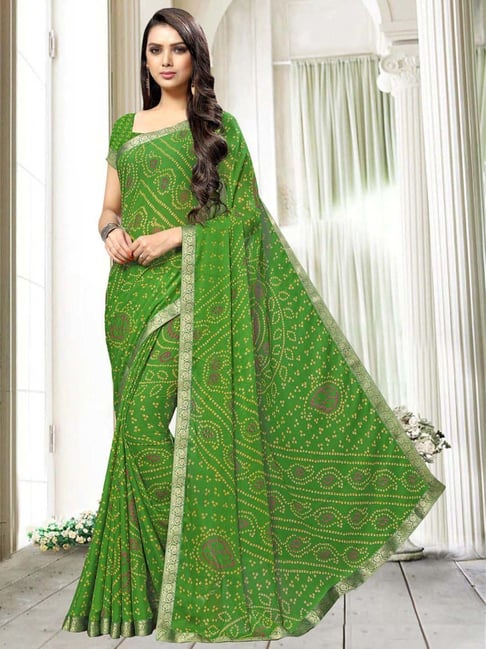 Peach and Parrot Green color pochampally ikkat pure silk handloom saree  with all over pochampally design