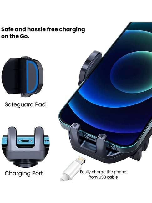 Buy Portronics Clamp M2 Adjustable Car Mobile Phone Holder Online At Best Price Tata CLiQ