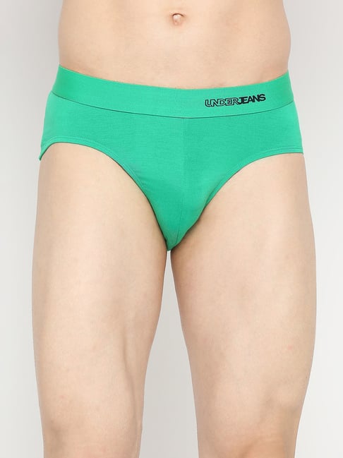 UnderJeans by Spykar Green Briefs