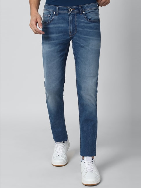 Peter England Jeans Blue Regular Fit Jeans