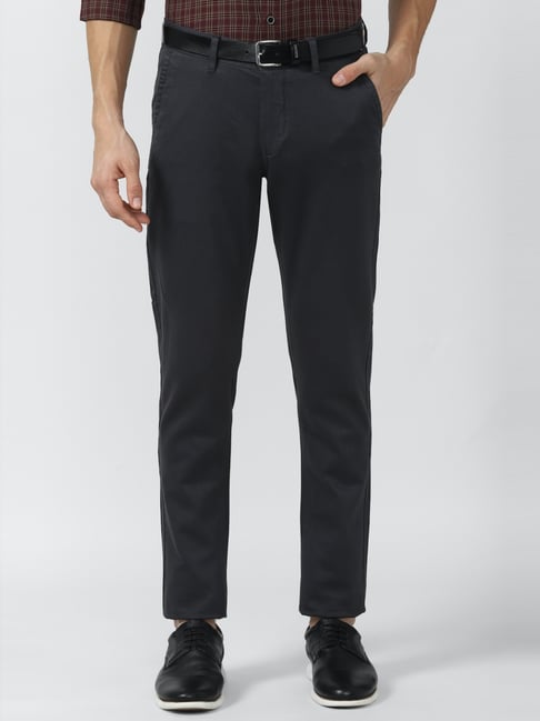 Buy Van Heusen Blue Trousers Online - 337034 | Van Heusen