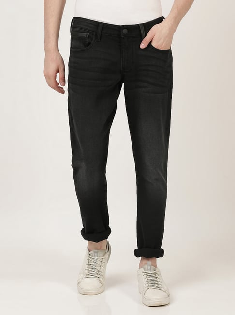 Wrangler Black Skinny Fit Low Rise Jeans