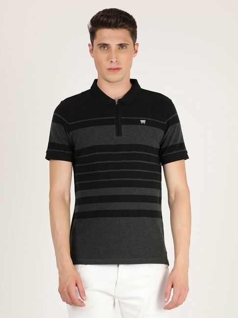 Wrangler Black Polo T-Shirt