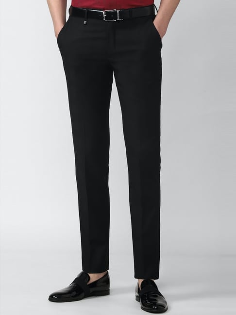 Buy Men Khaki Solid Low Skinny Fit Trousers Online  465020  Peter England