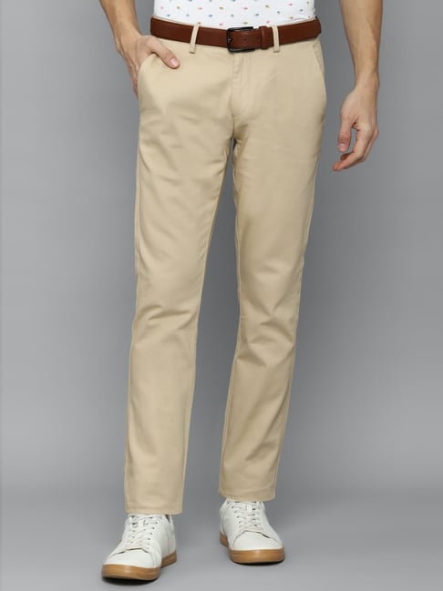 CP BRO Casual Trousers  Buy CP BRO Men Cotton Checked Slim Fit Khaki  Colour Trousers Online  Nykaa Fashion
