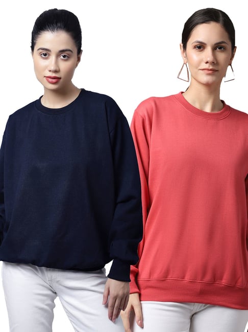 Vimal Jonney Navy & Pink Fleece Pullover - Pack of 2-picture-13
