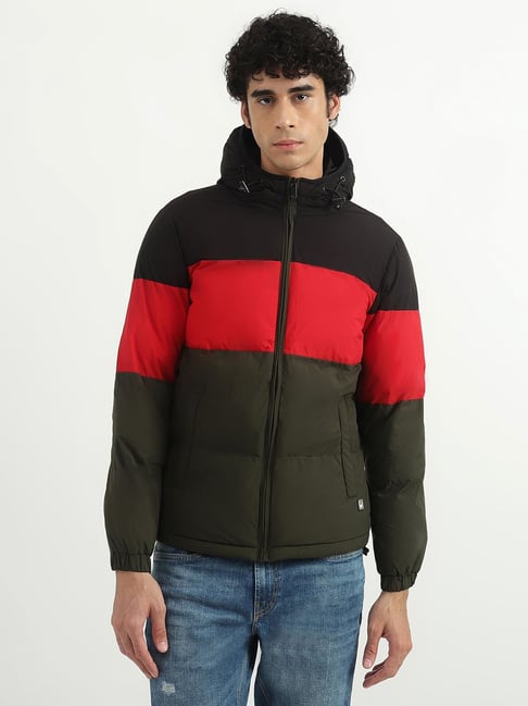 Buy United Colors Of Benetton Multi Color-Block Hooded Jacket for