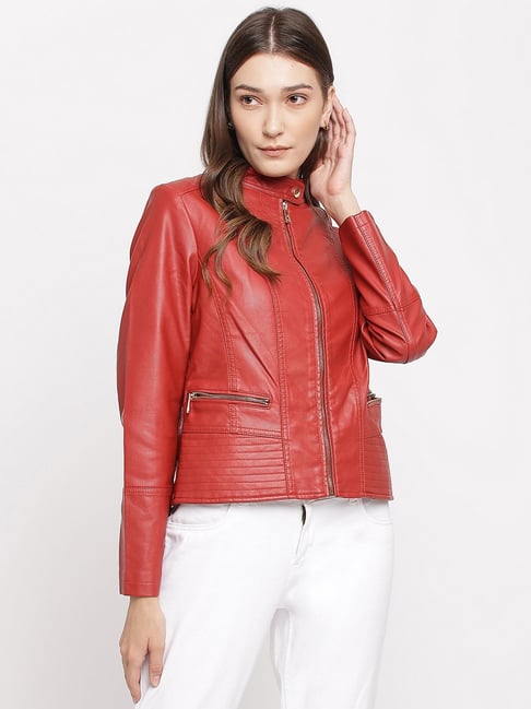 Leather Retail Full Sleeve Solid Women Jacket - Buy Leather Retail Full  Sleeve Solid Women Jacket Online at Best Prices in India | Flipkart.com