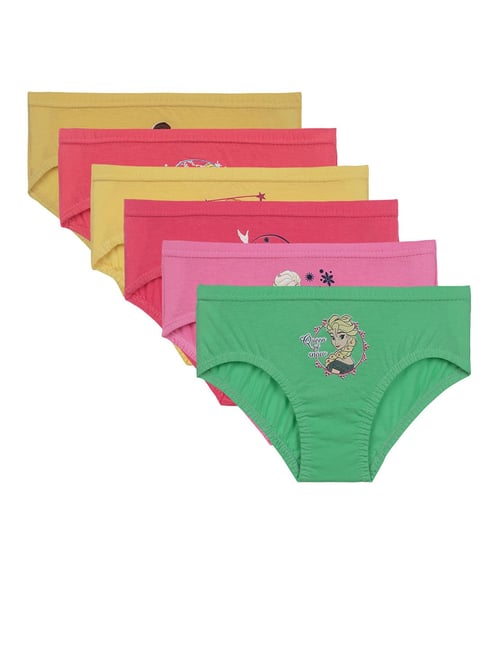 Buy Bodycare Kids Assorted Printed Panty (Pack Of 6) for Girls