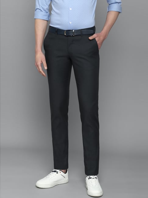 Buy Louis Philippe Sport Grey Slim Fit Trousers for Mens Online @ Tata CLiQ