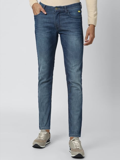 Men's luxury jeans - Cool Guy Dsquared2 blue jeans with back graphic print