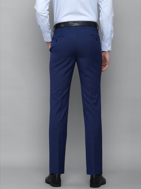 ALSLIAO Mens Business Casual Stripe Dress Pants Pencil Trousers Slim Fit  Formal Bottoms Blue XL - Walmart.com