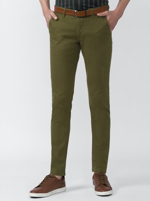 BadRhino Khaki Green Stretch Cargo Trousers | BadRhino