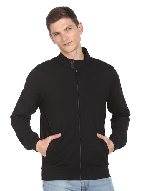 Buy Arrow Sports Regular Fit Genuine Leather Jacket - NNNOW.com