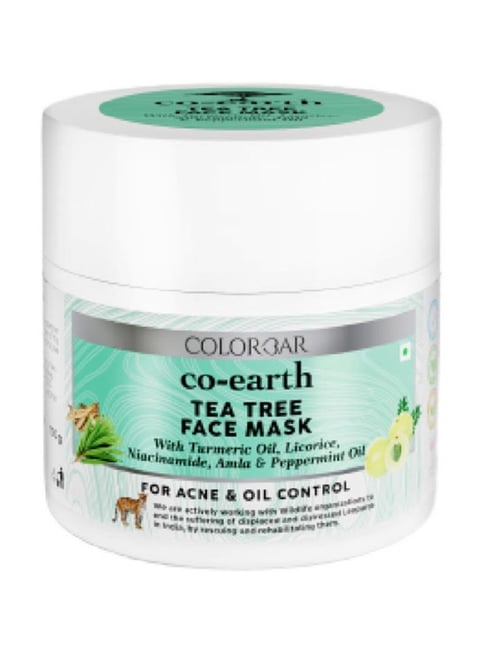 Buy Colorbar Co earth Tea Tree Face Mask 100 gm Online At Best