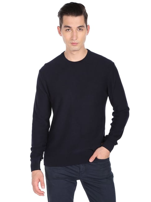 U S Polo Assn U.S. Polo Assn. Navy Regular Fit Sweater