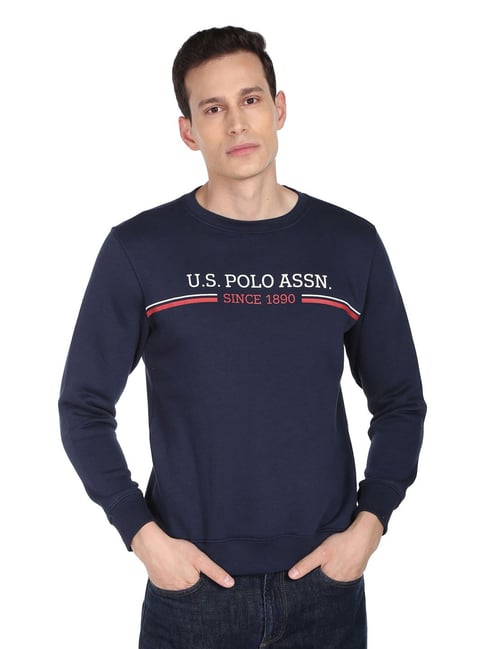 U.S. Polo Assn. Navy Regular Fit Printed SweatShirt-picture-31