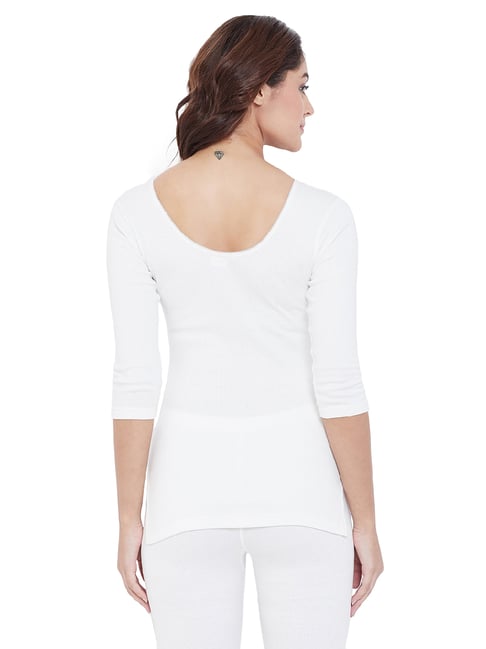 Buy Neva Off White Thermal Top for Women's Online @ Tata CLiQ