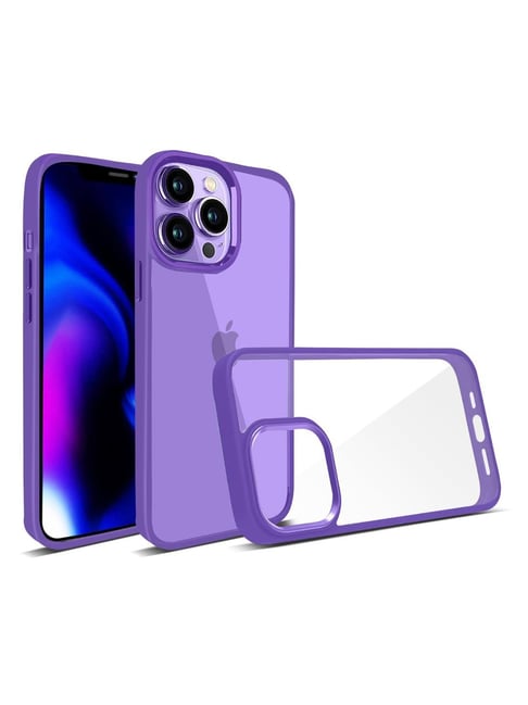 Buy GRIPP CLARION Clear Case for Apple iPhone 14 Pro Max - Purple