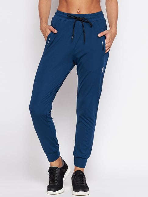 Buy UNPAR Blue Mid Rise Sports Leggings for Women Online @ Tata CLiQ