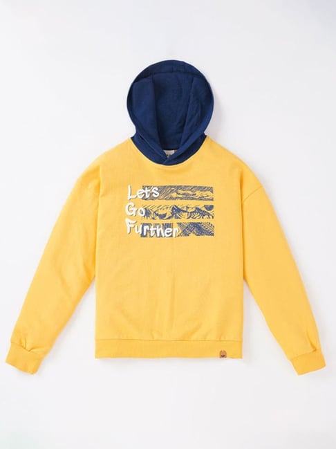 Childrens sales yellow hoodie