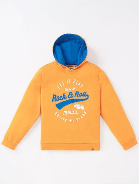 Orange hotsell blue hoodie