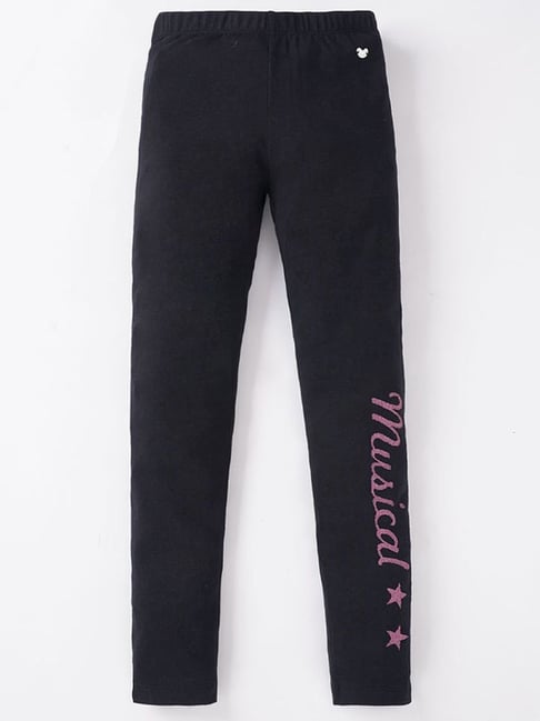 Buy Ed-a-Mamma Kids Black Cotton Printed Leggings for Girls Clothing Online  @ Tata CLiQ