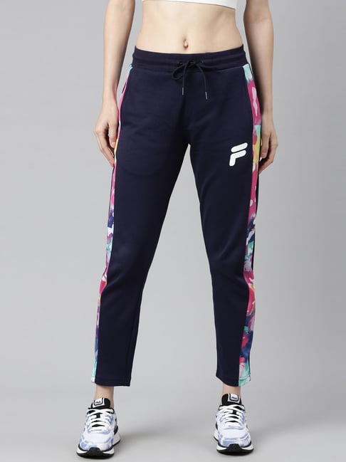 Buy Fila ANDY Blue Printed Track Pants for Women's Online @ Tata CLiQ