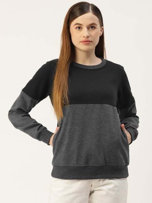 BRINNS Grey & Black Color-Block Pullover-picture-14