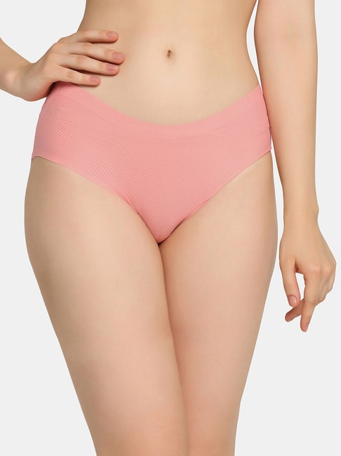 Buy Da Intimo Peach Self Design Hipster Panty for Women's Online @ Tata CLiQ