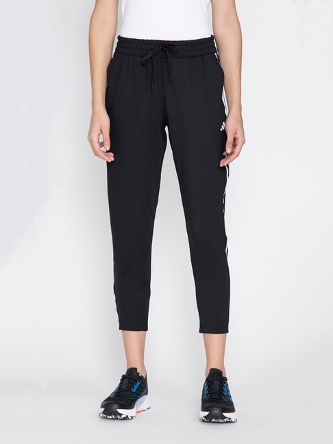 Solid Women Black Track Pants Price in India  Buy Solid Women Black Track  Pants online at Shopsyin