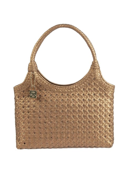 Cheemo Brown Textured Medium Handbag-picture-11